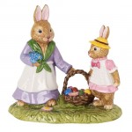 Декоративная фигурка Кролики с корзинкой Bunny Tales Villeroy & Boch Декоративная фигурка Кролики с корзинкой Bunny Tales Villeroy & Boch