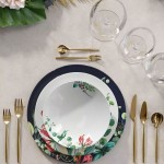 Тарелка большая 33 см синяя  Avarua  Villeroy & Boch