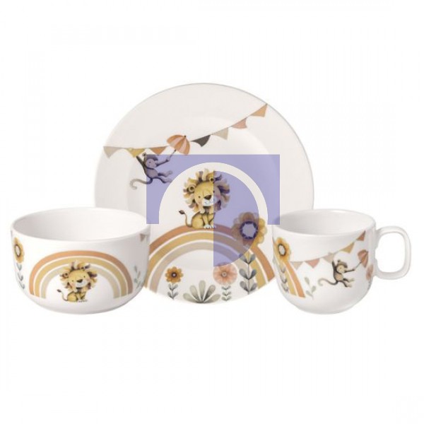 Набор детской посуды 3 предмета Roar Like A Lion Boho Kids Villeroy & Boch Набор детской посуды 3 предмета Roar Like A Lion Boho Kids Villeroy & Boch