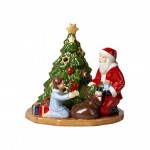 Подсвечник для чайной свечи Санта у елки 14 см Christmas Toys Villeroy & Boch Подсвечник для чайной свечи Санта у елки 14 см Christmas Toys Villeroy & Boch
