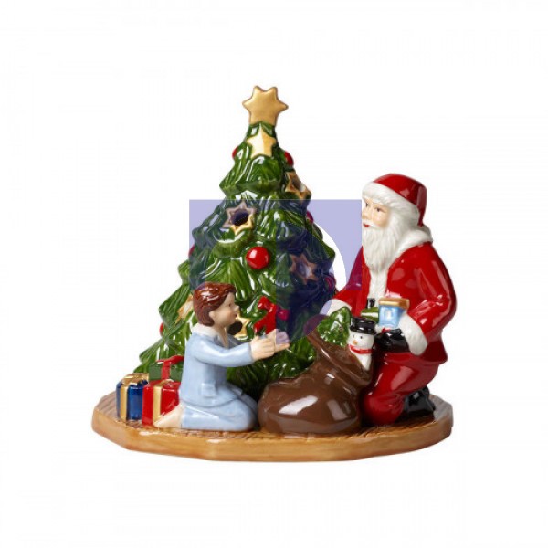 Подсвечник для чайной свечи Санта у елки 14 см Christmas Toys Villeroy & Boch Подсвечник для чайной свечи Санта у елки 14 см Christmas Toys Villeroy & Boch