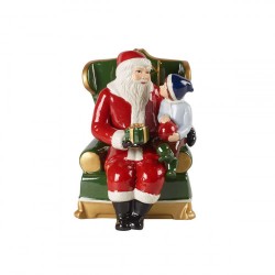 Фигурка Санта в кресле 15 см музыкальная Christmas Toys Villeroy & Boch