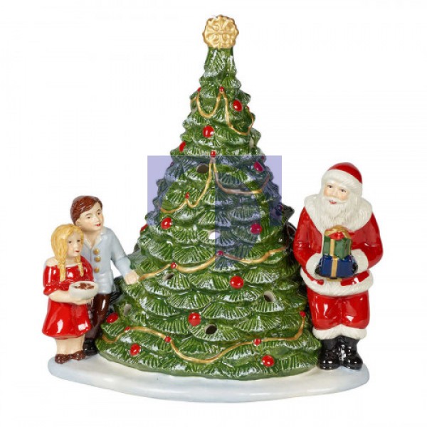 Подсвечник для чайной свечи Санта у елки 23 см Christmas Toys Villeroy & Boch Подсвечник для чайной свечи Санта у елки 23 см Christmas Toys Villeroy & Boch