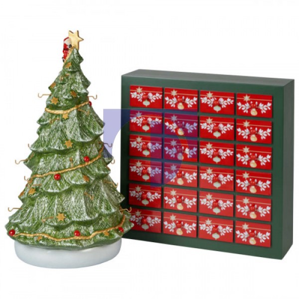 Рождественский календарь Елочка, коробка и 24 украшения Christmas Toys Memory Villeroy & Boch Рождественский календарь Елочка, коробка и 24 украшения Christmas Toys Memory Villeroy & Boch