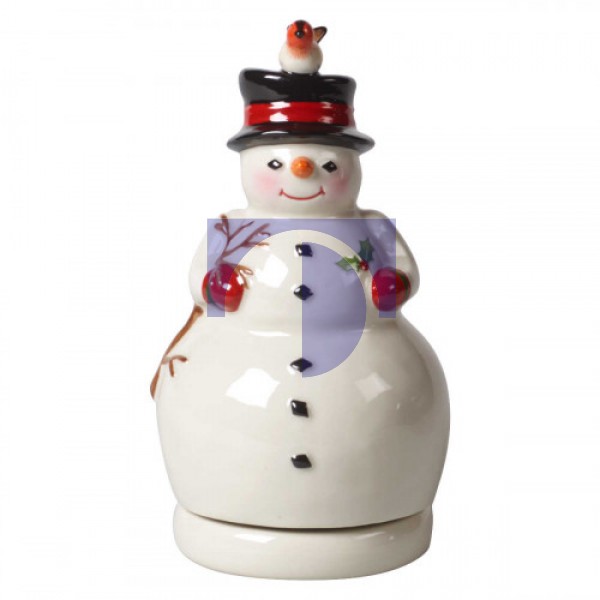 Музыкальная фигурка Снеговик 15 см Nostalgic Melody Villeroy & Boch Музыкальная фигурка Снеговик 15 см Nostalgic Melody Villeroy & Boch