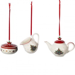 Подвески Посуда 6,3 см набор из 3 предметов Toy's Delight Decoration Villeroy & Boch