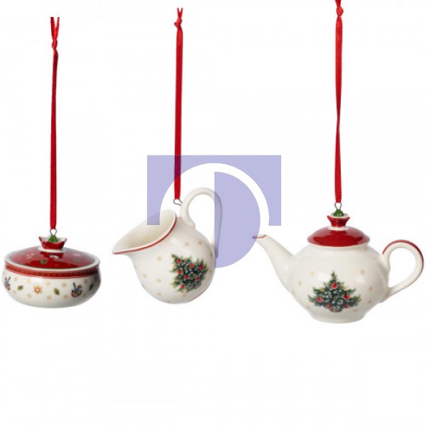 Підвіски Посуд 6,3 см набір з 3 предметів Toy's Delight Decoration Villeroy & Boch Підвіски Посуд 6,3 см набір з 3 предметів Toy's Delight Decoration Villeroy & Boch