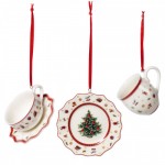 Подвески Посуда 6,3 см набор из 3 предметов Toy's Delight Decoration Villeroy & Boch Подвески Посуда 6,3 см набор из 3 предметов Toy's Delight Decoration Villeroy & Boch