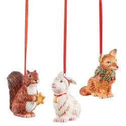 Подвески Белка, Заяц, Лиса, набор из 3 предметов Nostalgic Ornaments Villeroy & Boch