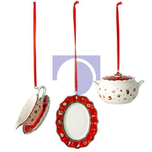 Подвески Посуда 7 см набор из 3 предметов Toy's Delight Decoration Villeroy & Boch Подвески Посуда 7 см набор из 3 предметов Toy's Delight Decoration Villeroy & Boch
