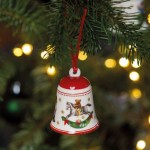 Подвеска колокольчик красный 2021 My Christmas Tree Villeroy & Boch Подвеска колокольчик красный 2021 My Christmas Tree Villeroy & Boch