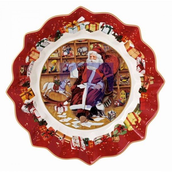 Пиала большая 25 см Санта с письмами Toys Fantasy Villeroy & Boch Пиала большая 25 см Санта с письмами Toys Fantasy Villeroy & Boch