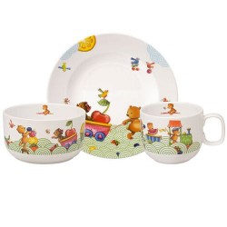 Набор детской посуды 3 предмета Hungry as a Bear Villeroy & Boch