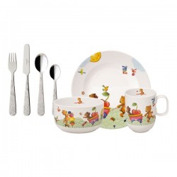 Набор детской  посуды 7 предметов Hungry as a Bear Villeroy & Boch