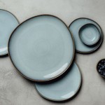 Тарелка столовая 28 см бирюзовая Lave Glace Villeroy & Boch Тарелка столовая 28 см бирюзовая Lave Glace Villeroy & Boch