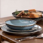 Тарелка столовая 28 см бирюзовая Lave Glace Villeroy & Boch Тарелка столовая 28 см бирюзовая Lave Glace Villeroy & Boch
