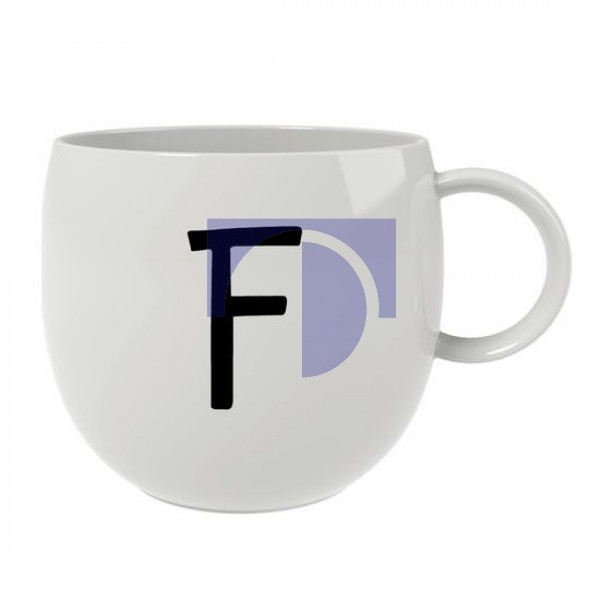 Кружка с буквой F 0,33 л Letters like. by Villeroy & Boch Кружка с буквой F 0,33 л Letters like. by Villeroy & Boch