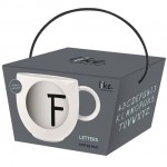Кружка с буквой F 0,33 л Letters like. by Villeroy & Boch Кружка с буквой F 0,33 л Letters like. by Villeroy & Boch