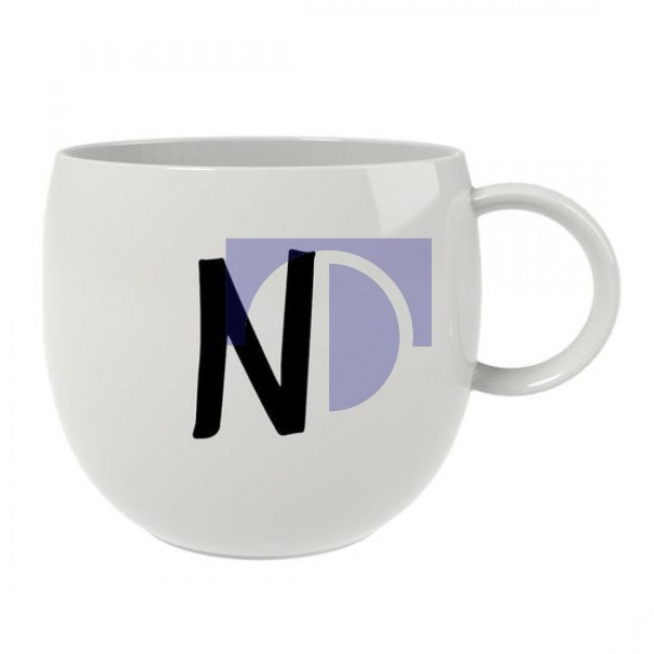 Кружка с буквой N 0,33 л Letters like. by Villeroy & Boch Кружка с буквой N 0,33 л Letters like. by Villeroy & Boch