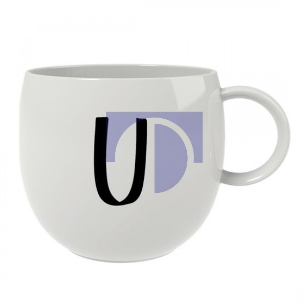 Кружка с буквой U 0,33 л Letters like. by Villeroy & Boch Кружка с буквой U 0,33 л Letters like. by Villeroy & Boch