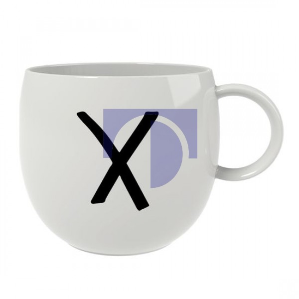 Кружка с буквой X 0,33 л Letters like. by Villeroy & Boch Кружка с буквой X 0,33 л Letters like. by Villeroy & Boch