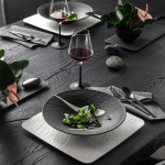 Тарелка суповая 29 см Manufacture Rock Villeroy & Boch Тарелка суповая 29 см Manufacture Rock Villeroy & Boch