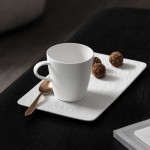 Тарелка прямоугольная 28х17 см Manufacture Rock blanc Villeroy & Boch