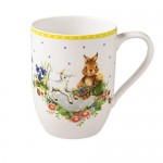 Кружка с ручкой Кролики Дедушка Ханс и Пауль Spring Awakening Villeroy & Boch Кружка с ручкой Кролики Дедушка Ханс и Пауль Spring Awakening Villeroy & Boch