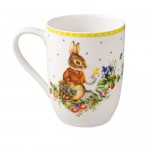 Кружка с ручкой Кролики Дедушка Ханс и Пауль Spring Awakening Villeroy & Boch Кружка с ручкой Кролики Дедушка Ханс и Пауль Spring Awakening Villeroy & Boch