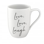 Кружка 0,34 л Live, Love, Laugh - Statement Villeroy & Boch