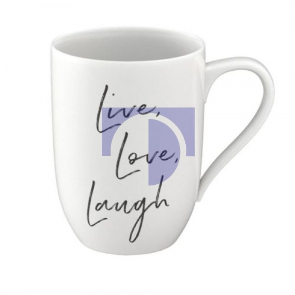 Кружка 0,34 л Live, Love, Laugh - Statement Villeroy & Boch