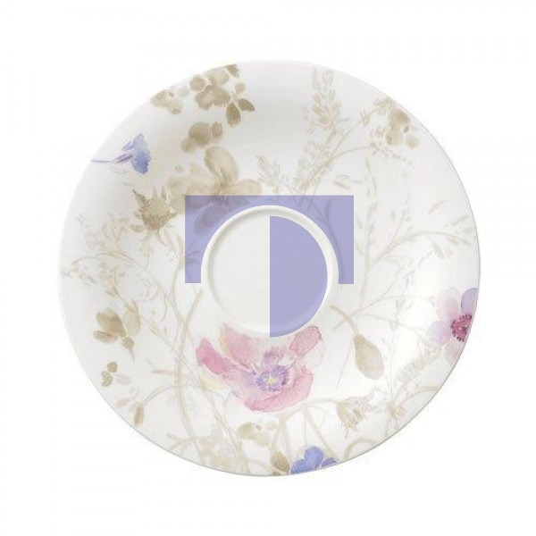 Блюдце для чашки для завтрака 19 см Mariefleur Gris Basic Villeroy & Boch