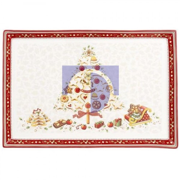 Блюдо для выпечки Елка 39 х 26,5 см Winter Bakery Delight Villeroy & Boch Блюдо для выпечки Елка 39 х 26,5 см Winter Bakery Delight Villeroy & Boch