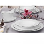 Блюдо для закусок, блюдце для соусника 20 см Anmut Platinum №1 Villeroy & Boch Блюдо для закусок, блюдце для соусника 20 см Anmut Platinum №1 Villeroy & Boch
