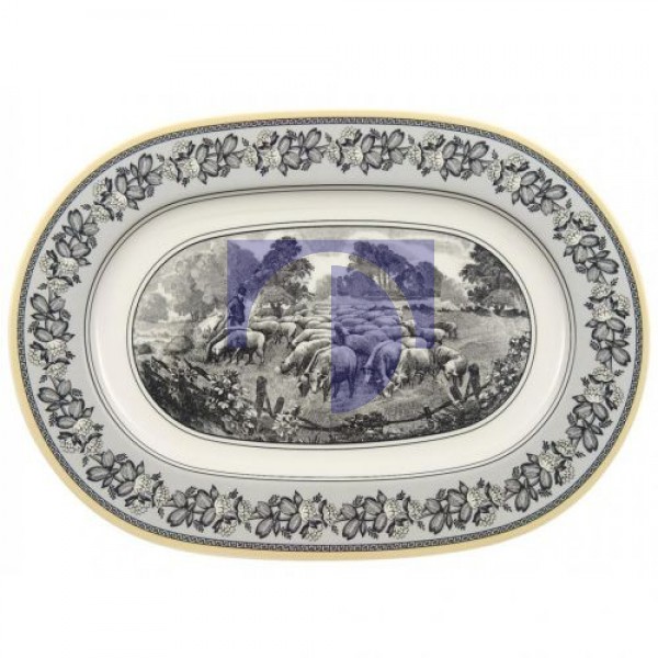 Блюдо овальное 34 см Audun Ferme Villeroy & Boch Блюдо овальное 34 см Audun Ferme Villeroy & Boch