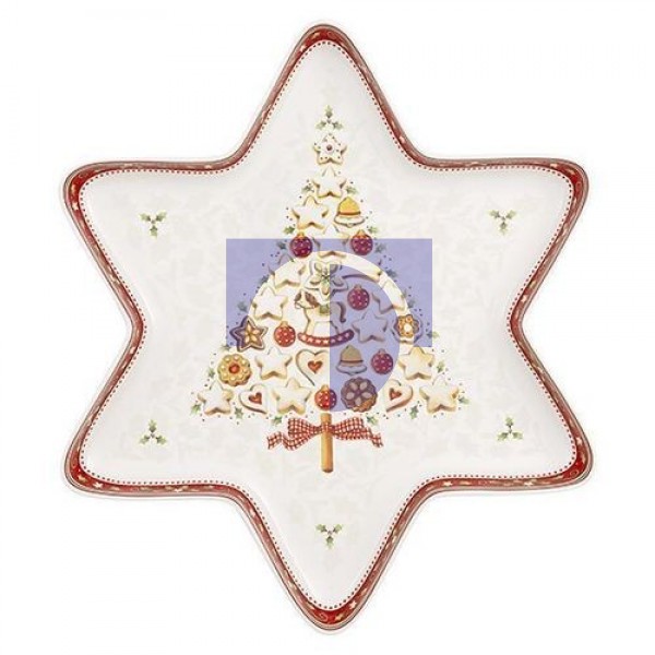 Блюдо в форме звезды 37,5 х 33 см Winter Bakery Delight Villeroy & Boch Блюдо в форме звезды 37,5 х 33 см Winter Bakery Delight Villeroy & Boch