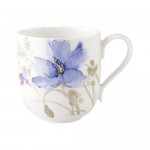 Кружка с ручкой 0,35 л Mariefleur Gris Basic Villeroy & Boch Кружка с ручкой 0,35 л Mariefleur Gris Basic Villeroy & Boch