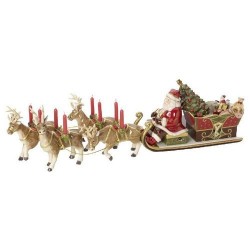 Музыкальная фигурка Санта Клаус на санях, 6 предметов, 70 x 22 x 16 см Christmas Toys Memory Villeroy & Boch