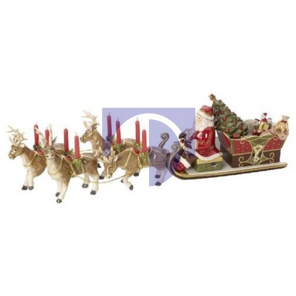 Музыкальная фигурка Санта Клаус на санях, 6 предметов, 70 x 22 x 16 см Christmas Toys Memory Villeroy & Boch Музыкальная фигурка Санта Клаус на санях, 6 предметов, 70 x 22 x 16 см Christmas Toys Memory Villeroy & Boch