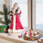 Музыкальная фигурка Санта с подсвечником для чайной свечи, 45 см Christmas Toys Memory Villeroy & Boch Музыкальная фигурка Санта с подсвечником для чайной свечи, 45 см Christmas Toys Memory Villeroy & Boch
