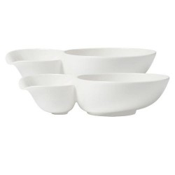 Набор из двух суповых чаш с отделением для хлеба 27,5 x 17,3 x 0,68 см Soup Passion Villeroy & Boch