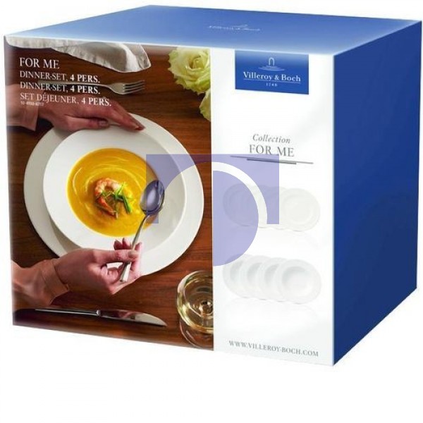 Набор тарелок на 4 персоны For Me Villeroy & Boch