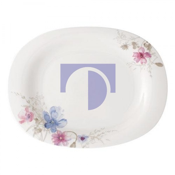 Сервировочное блюдо 34 см Mariefleur Gris Basic Villeroy & Boch Сервировочное блюдо 34 см Mariefleur Gris Basic Villeroy & Boch