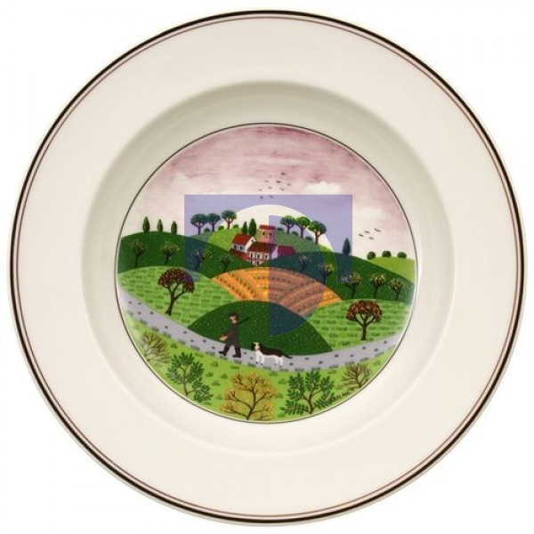 Суповая тарелка Охотник 21 см Design Naif Villeroy & Boch Суповая тарелка Охотник 21 см Design Naif Villeroy & Boch