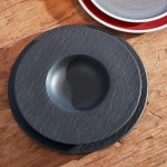 Тарелка для пиццы 32 см Manufacture Rock Villeroy & Boch Тарелка для пиццы 32 см Manufacture Rock Villeroy & Boch