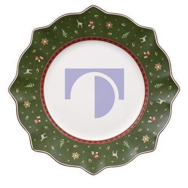 Тарелка столовая зеленая 29 см Toy's Delight Villeroy & Boch Тарелка столовая зеленая 29 см Toy's Delight Villeroy & Boch