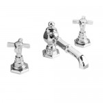 Jubilee Смеситель для раковины на 3 отверстия Devon&Devon ADNJ15CR Jubilee Смеситель для раковины на 3 отверстия Devon&Devon ADNJ15CR