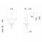 Square Смеситель для раковины Dornbracht 22 510 910 00 Square Смеситель для раковины Dornbracht 22 510 910 00