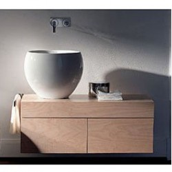 Стільниця Ciottolo 1002x445 колір Ice birch Duravit 6640 R 94