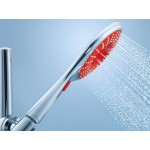 Rainshower Icon 150 Душевая головка для смесителя цвет хром / красный Grohe 27443000 Rainshower Icon 150 Душевая головка для смесителя цвет хром / красный Grohe 27443000